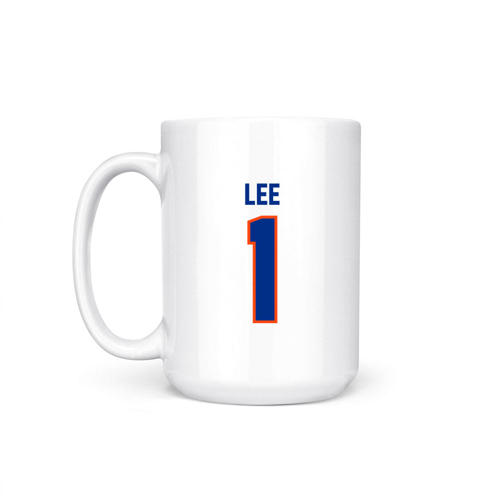 Florida - NCAA Men's Basketball : Xaivian Lee - NCAA® March Madness® National Champions Coffee Mug-1
