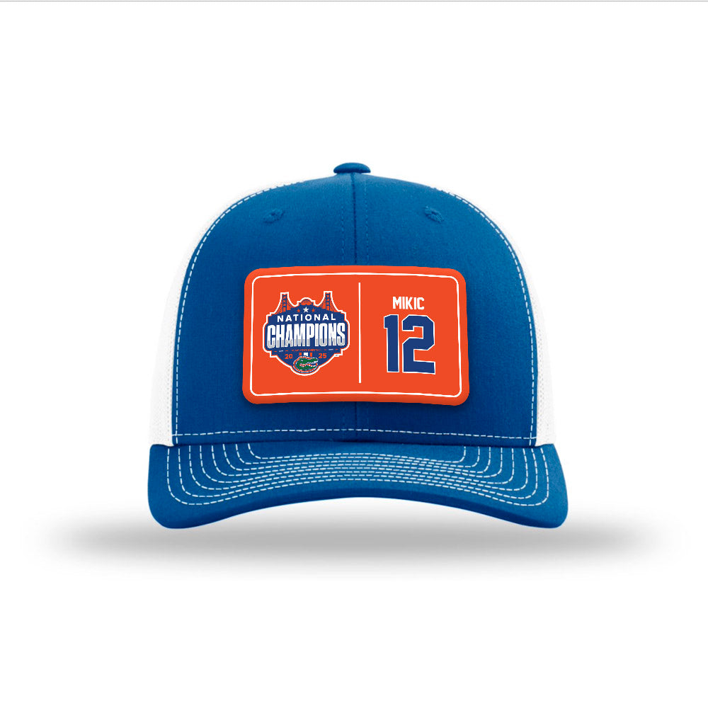 Florida - NCAA Men's Basketball : Viktor Mikic - National Champs Snapback Trucker Hat-0