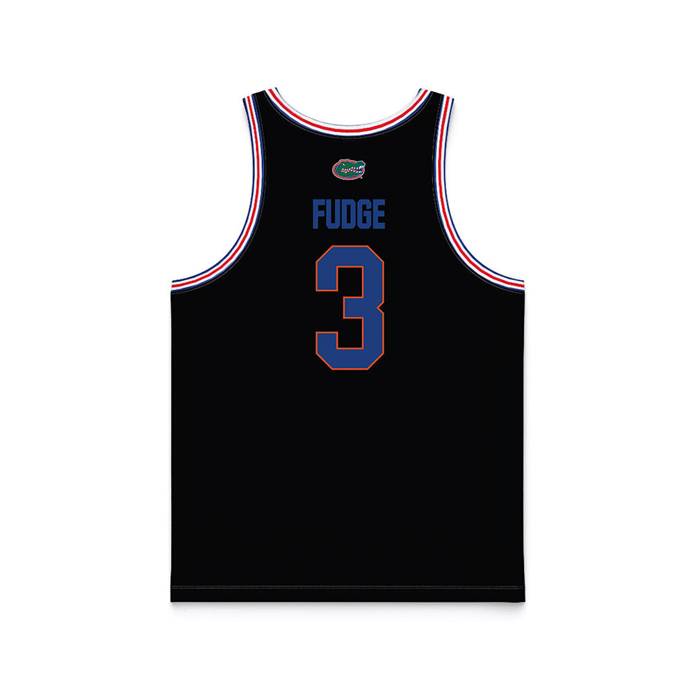 Florida - NCAA Men's Basketball : Alex Fudge - NCAA® March Madness® National Champions Black Basketball Jersey-1