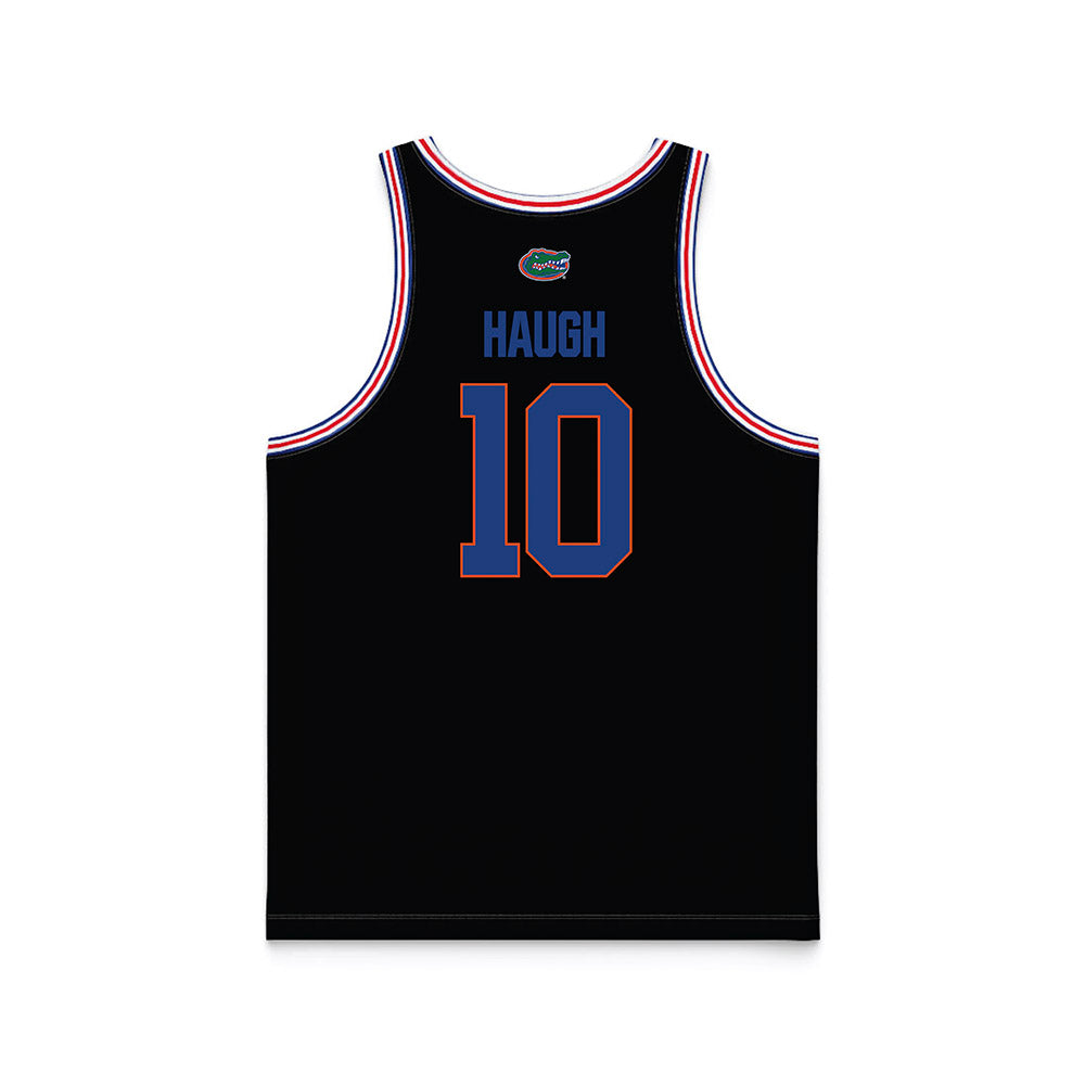 Florida - NCAA Men's Basketball : Thomas Haugh - NCAA® March Madness® National Champions Black Basketball Jersey-1