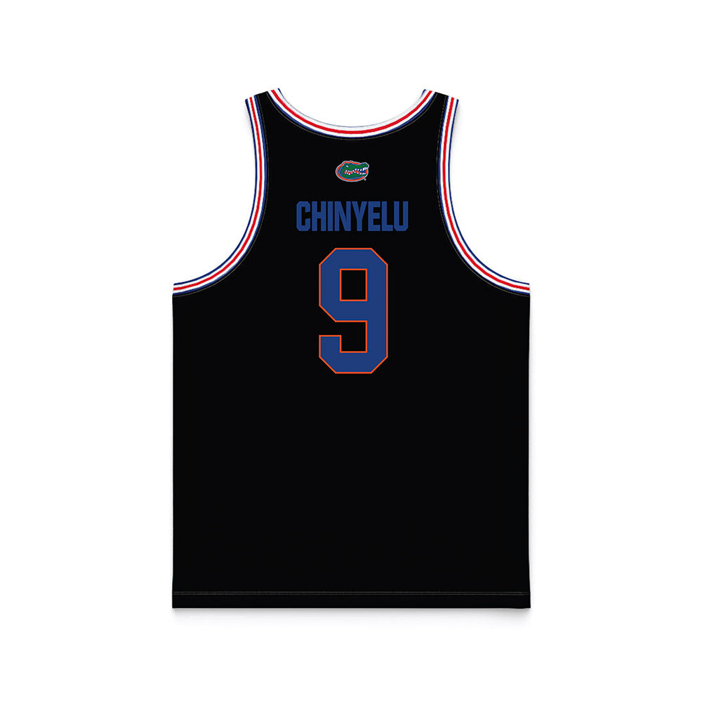 Florida - NCAA Men's Basketball : Rueben Chinyelu - NCAA® March Madness® National Champions Black Basketball Jersey-1