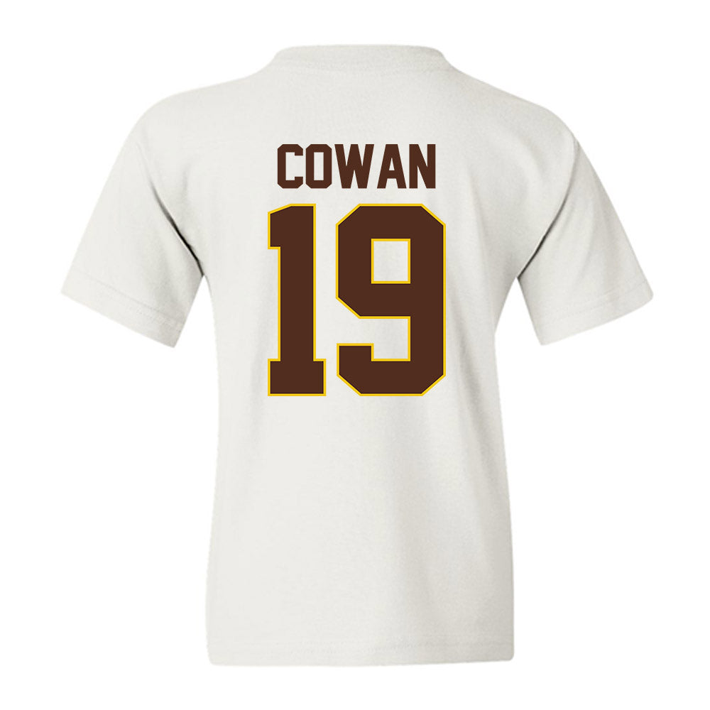 Western Michigan - NCAA Men's Ice Hockey : Bobby Cowan - Youth T-Shirt-1