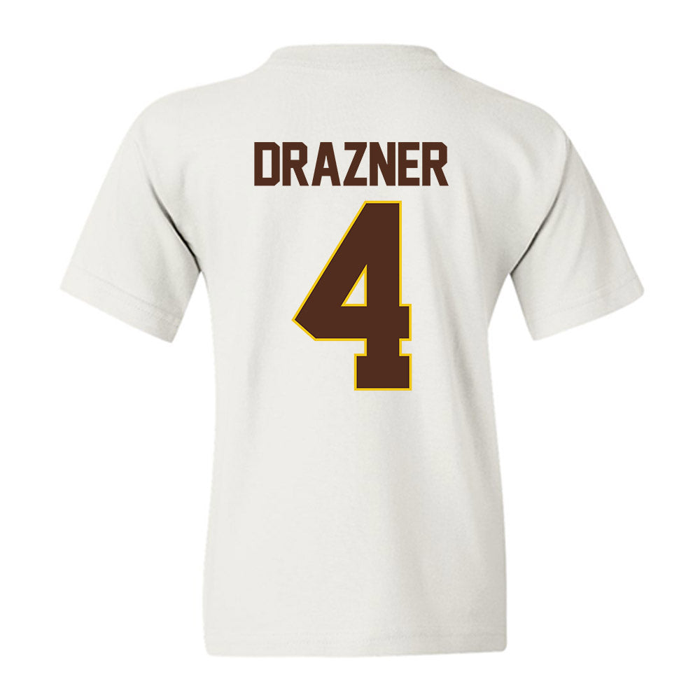 Western Michigan - NCAA Men's Ice Hockey : Robby Drazner - Youth T-Shirt-1