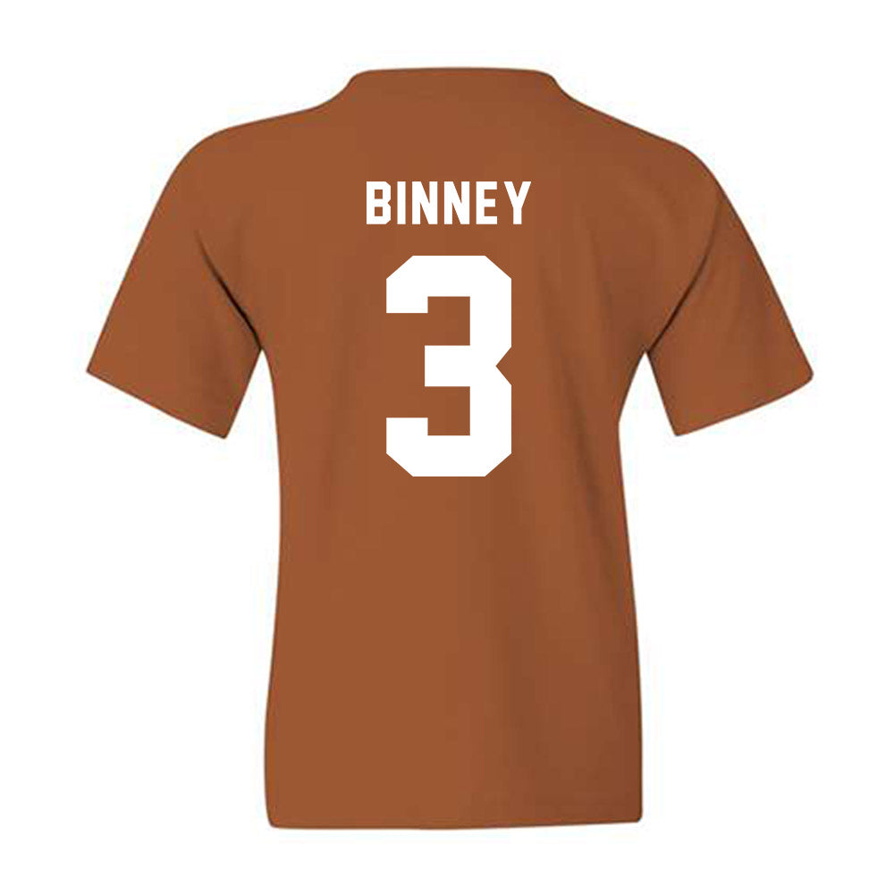 Texas - NCAA Women's Volleyball : Rella Binney - Classic Shersey Youth T-Shirt-1