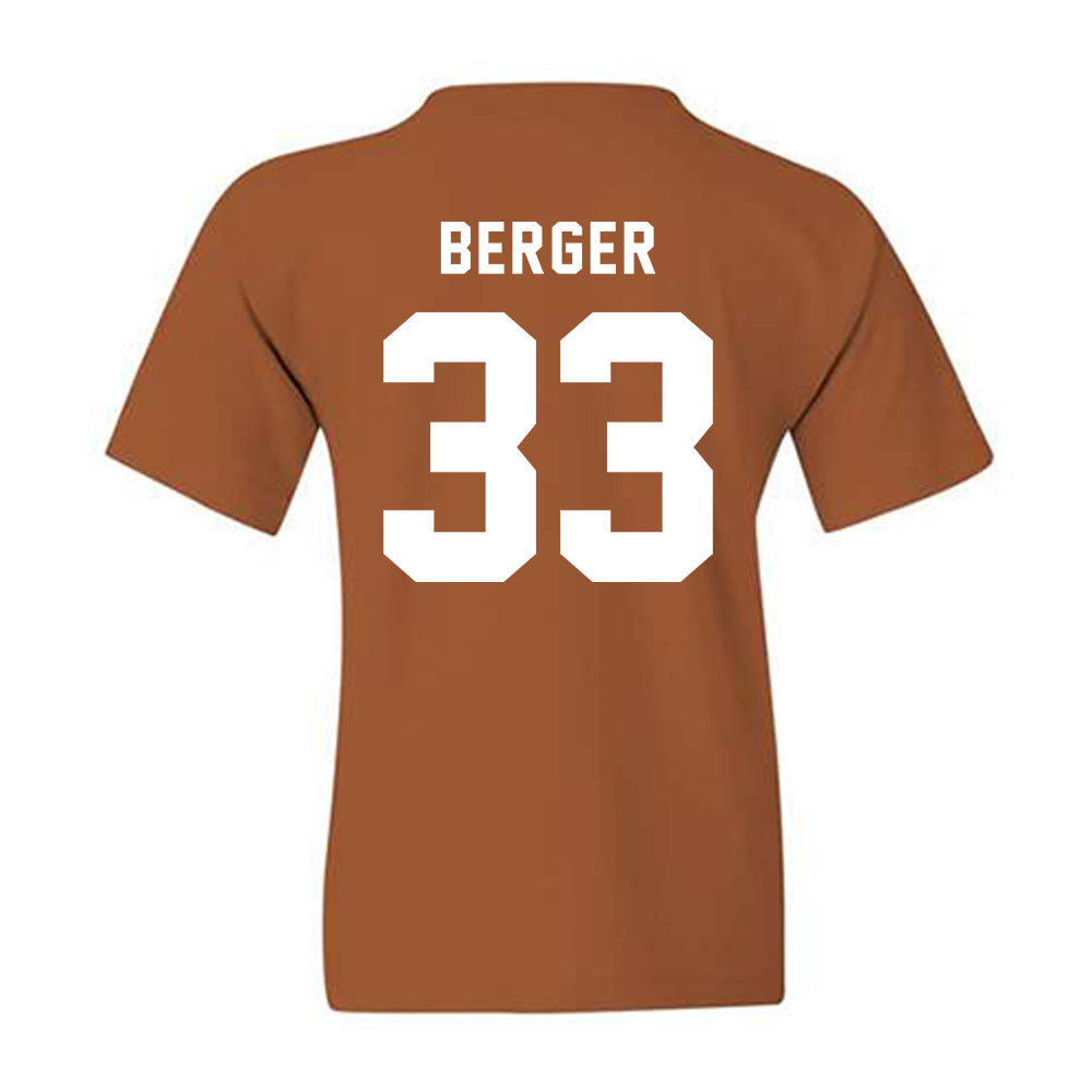 Texas - NCAA Football : Carson Berger - Classic Shersey Youth T-Shirt-1