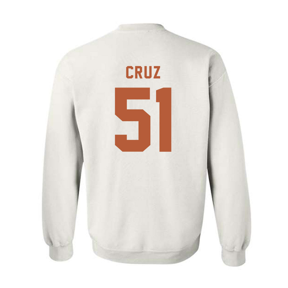 Texas - NCAA Football : Daniel Cruz - Classic Shersey Crewneck Sweatshirt-1