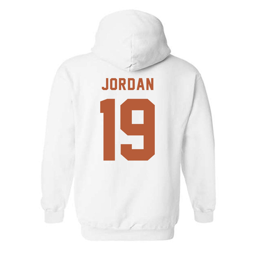 Texas - NCAA Baseball : Donovan Jordan - Classic Shersey Hooded Sweatshirt-1