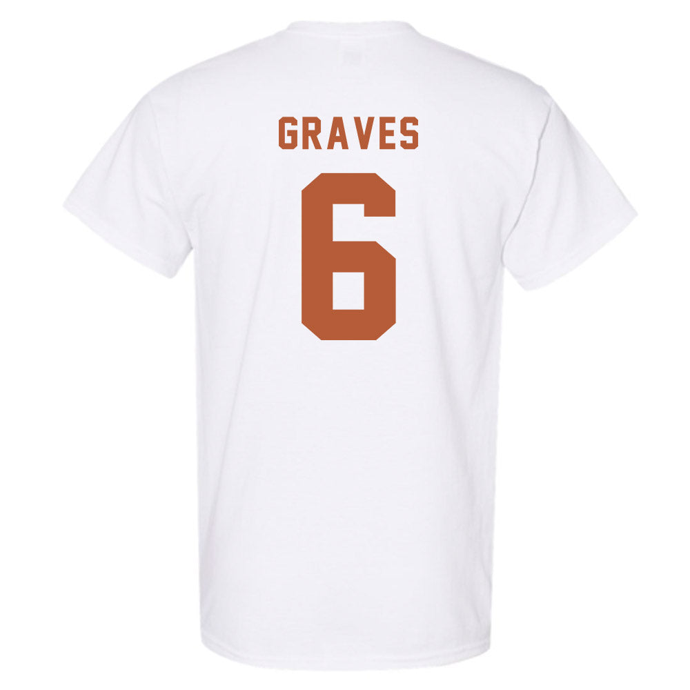 Texas - NCAA Women's Basketball : Sarah Graves - Classic Shersey T-Shirt-1