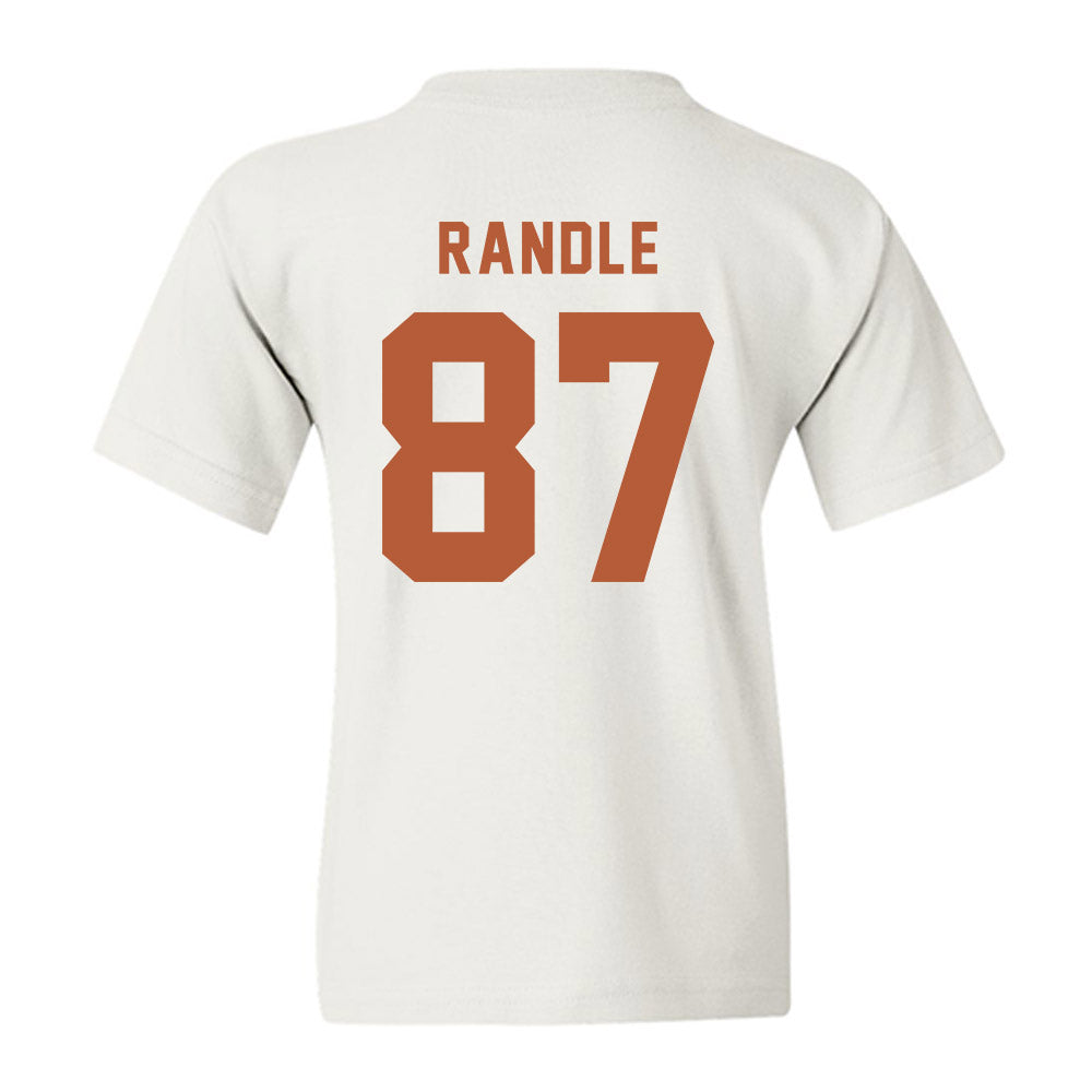 Texas - NCAA Football : Will Randle - Classic Shersey Youth T-Shirt-1