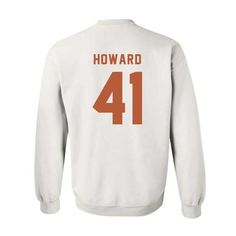 Texas - NCAA Baseball : Cody Howard - Classic Shersey Crewneck Sweatshirt-1