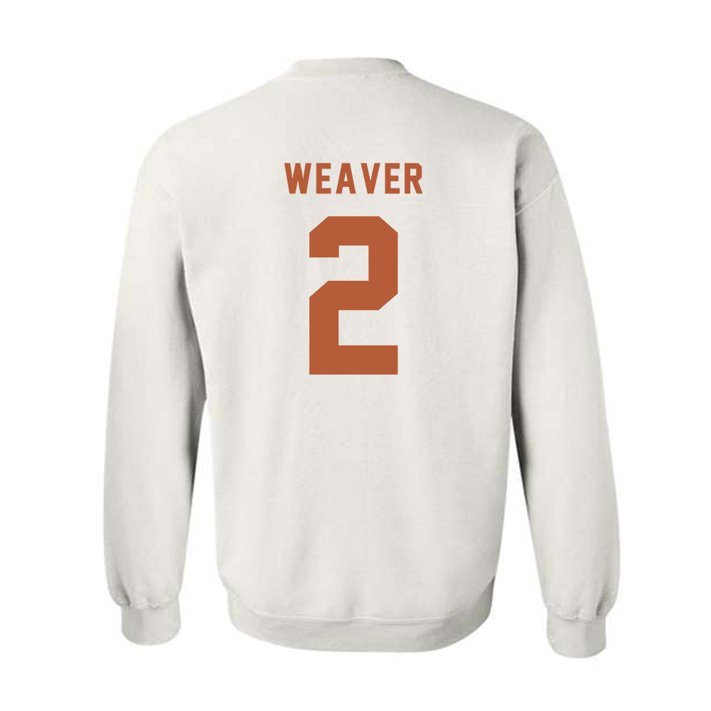 Texas - NCAA Men's Basketball : Chendall Weaver - Classic Shersey Crewneck Sweatshirt-1