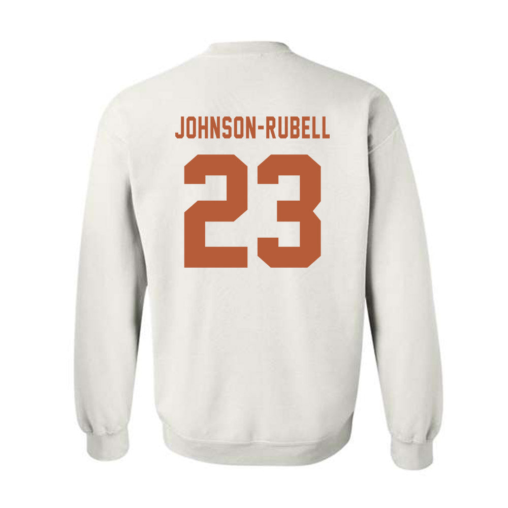 Texas - NCAA Football : Jordon Johnson-Rubell - Classic Shersey Crewneck Sweatshirt-1