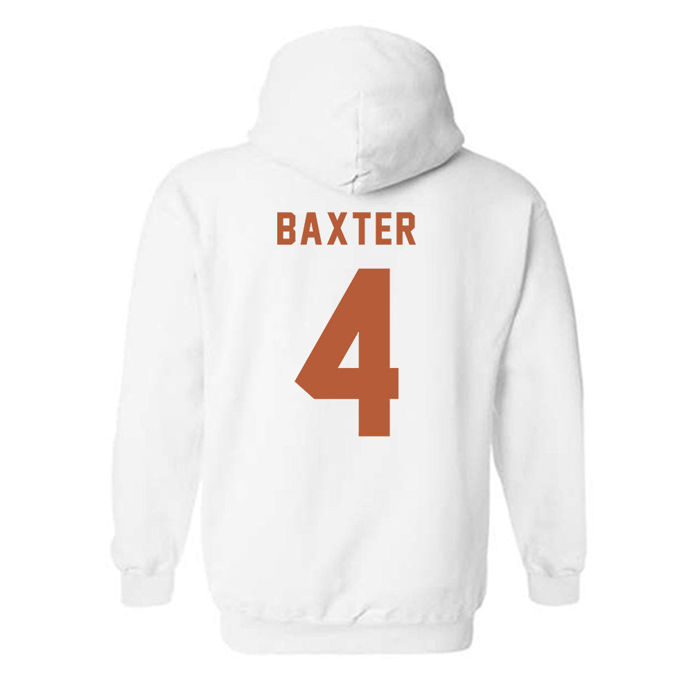 Texas - NCAA Football : CJ Baxter - Classic Shersey Hooded Sweatshirt-1