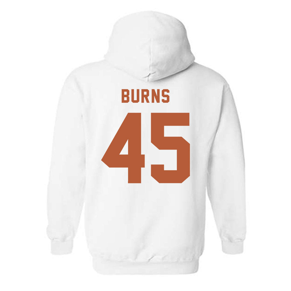 Texas - NCAA Baseball : Thomas Burns - Classic Shersey Hooded Sweatshirt-1
