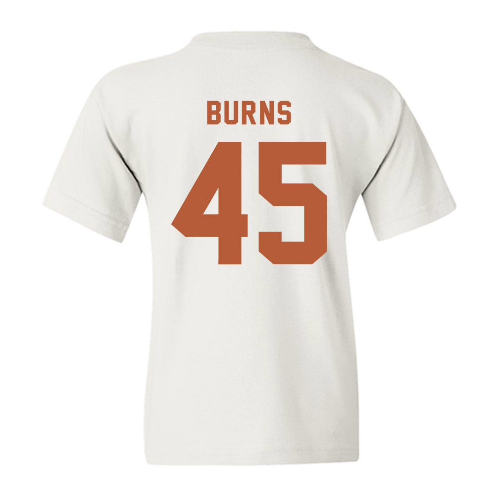 Texas - NCAA Baseball : Thomas Burns - Classic Shersey Youth T-Shirt-1