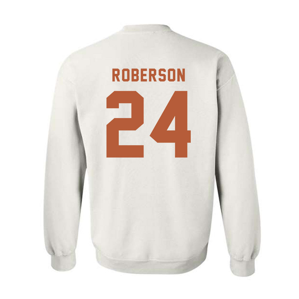 Texas - NCAA Football : Warren Roberson - Classic Shersey Crewneck Sweatshirt-1