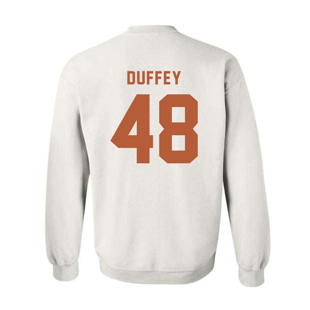 Texas - NCAA Football : Jackson Duffey - Classic Shersey Crewneck Sweatshirt-1