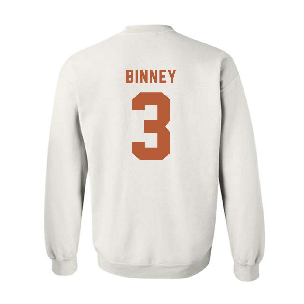 Texas - NCAA Women's Volleyball : Rella Binney - Classic Shersey Crewneck Sweatshirt-1
