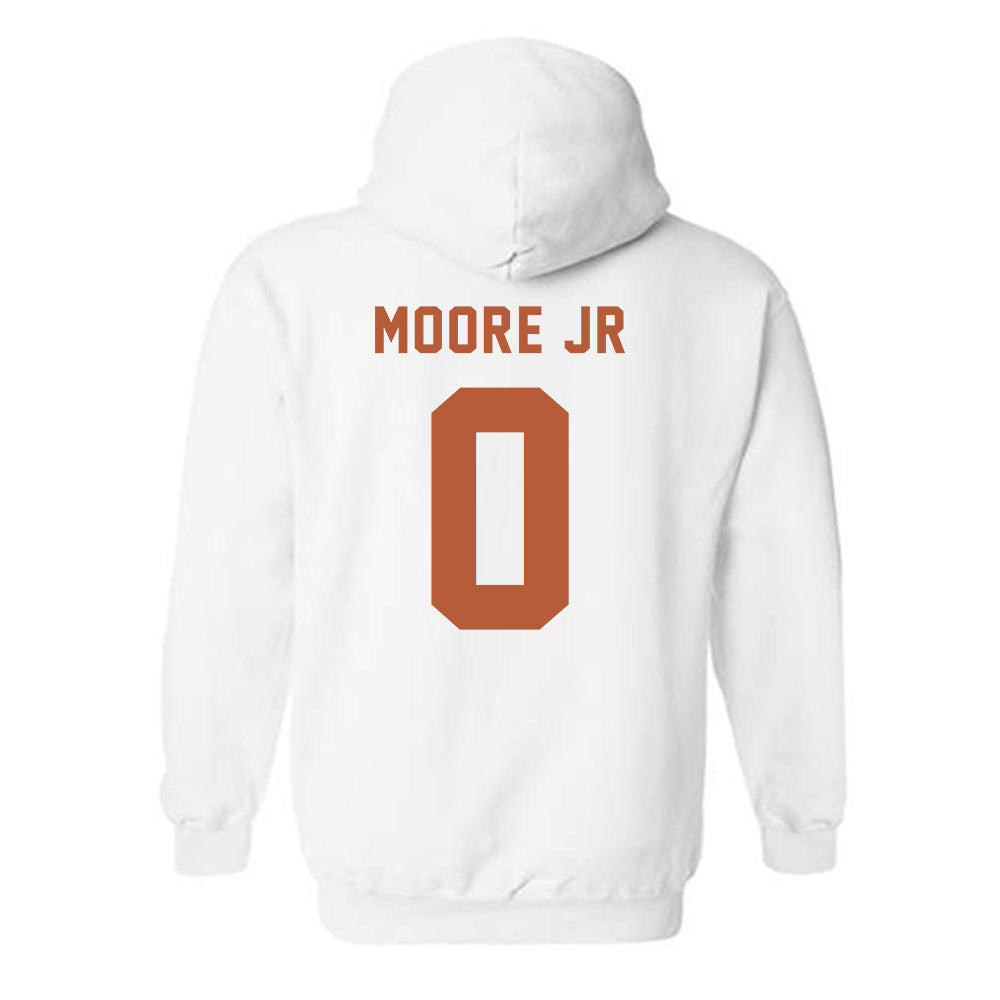 Texas - NCAA Football : Deandre Moore Jr - Classic Shersey Hooded Sweatshirt-1