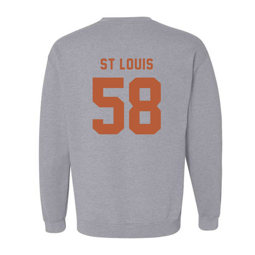 Texas - NCAA Football : Lance St Louis - Classic Shersey Crewneck Sweatshirt-1
