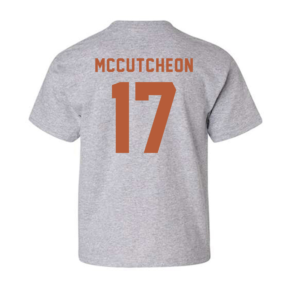 Texas - NCAA Football : Daylan Mccutcheon - Classic Shersey Youth T-Shirt-1