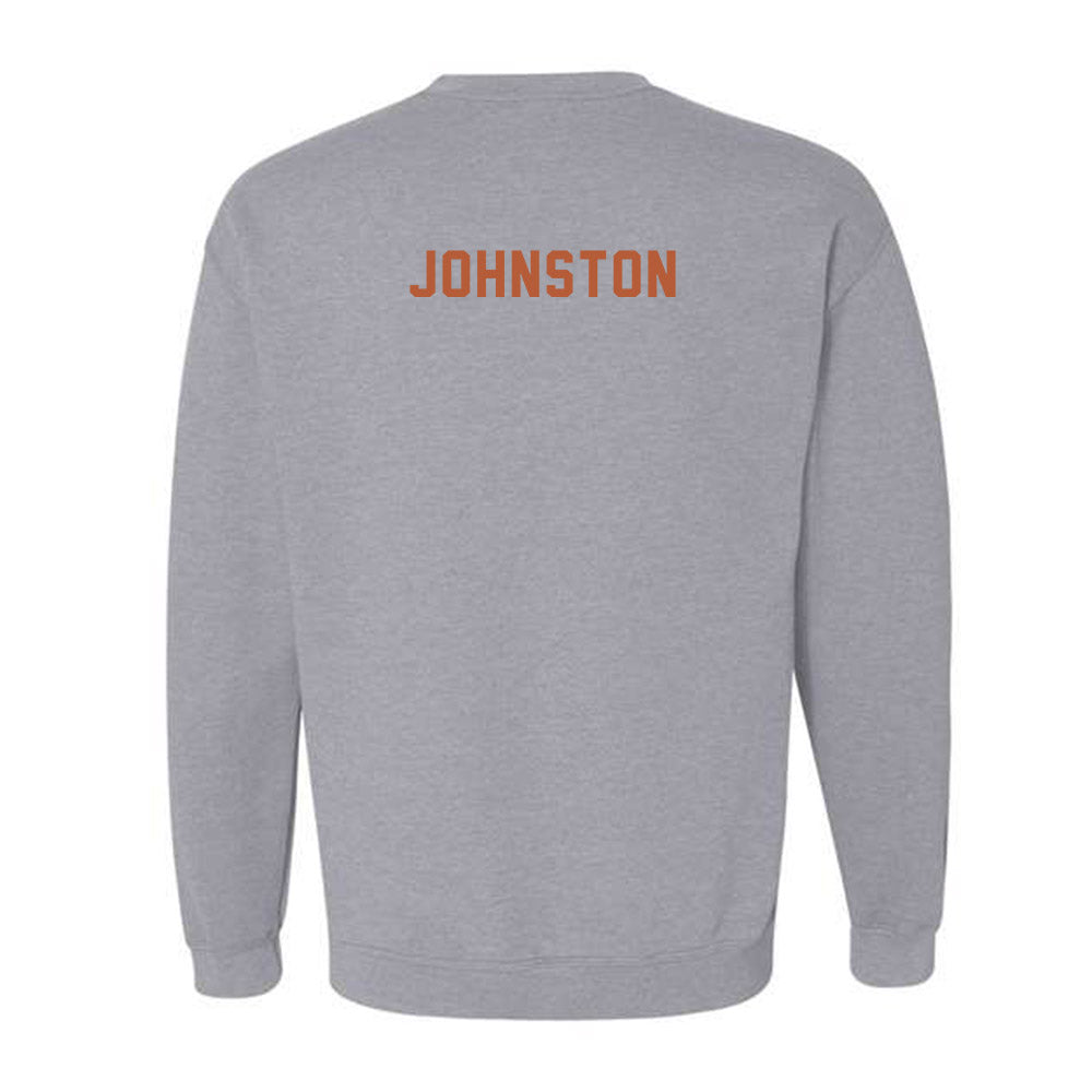 Texas - NCAA Men's Swimming & Diving : David Johnston - Classic Shersey Crewneck Sweatshirt-1
