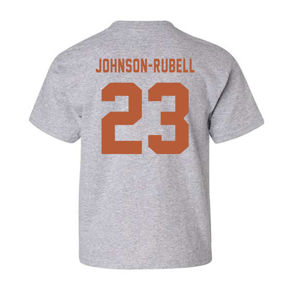 Texas - NCAA Football : Jordon Johnson-Rubell - Classic Shersey Youth T-Shirt-1