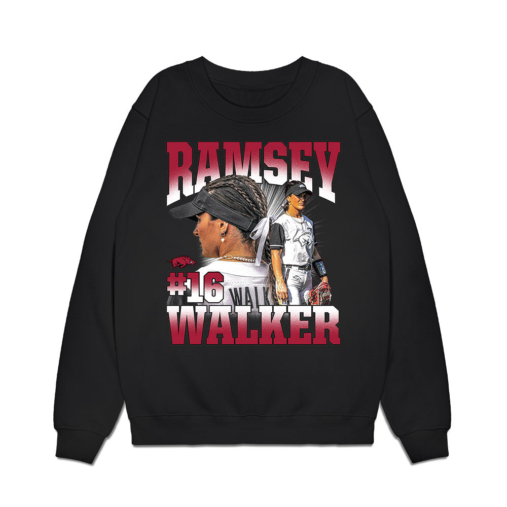 Arkansas - NCAA Softball : Ramsey Walker - Collage Premium Crewneck Sweatshirt-0