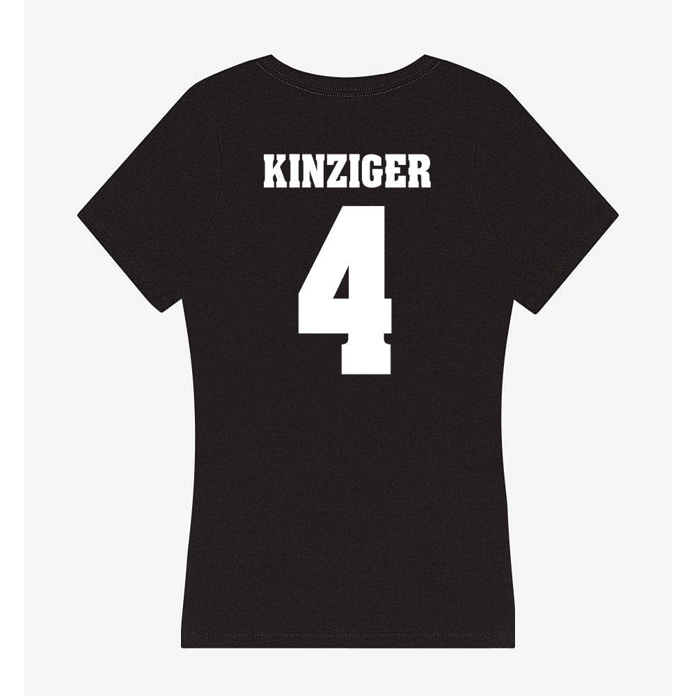 Wisconsin - NCAA Men's Basketball : Zach Kinziger - Classic Shersey Women's V-Neck T-Shirt-1