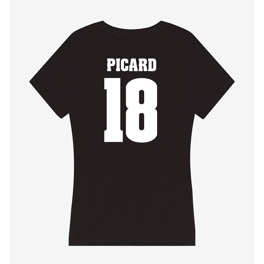 Wisconsin - NCAA Women's Ice Hockey : Marianne Picard - Classic Shersey Women's V-Neck T-Shirt-1