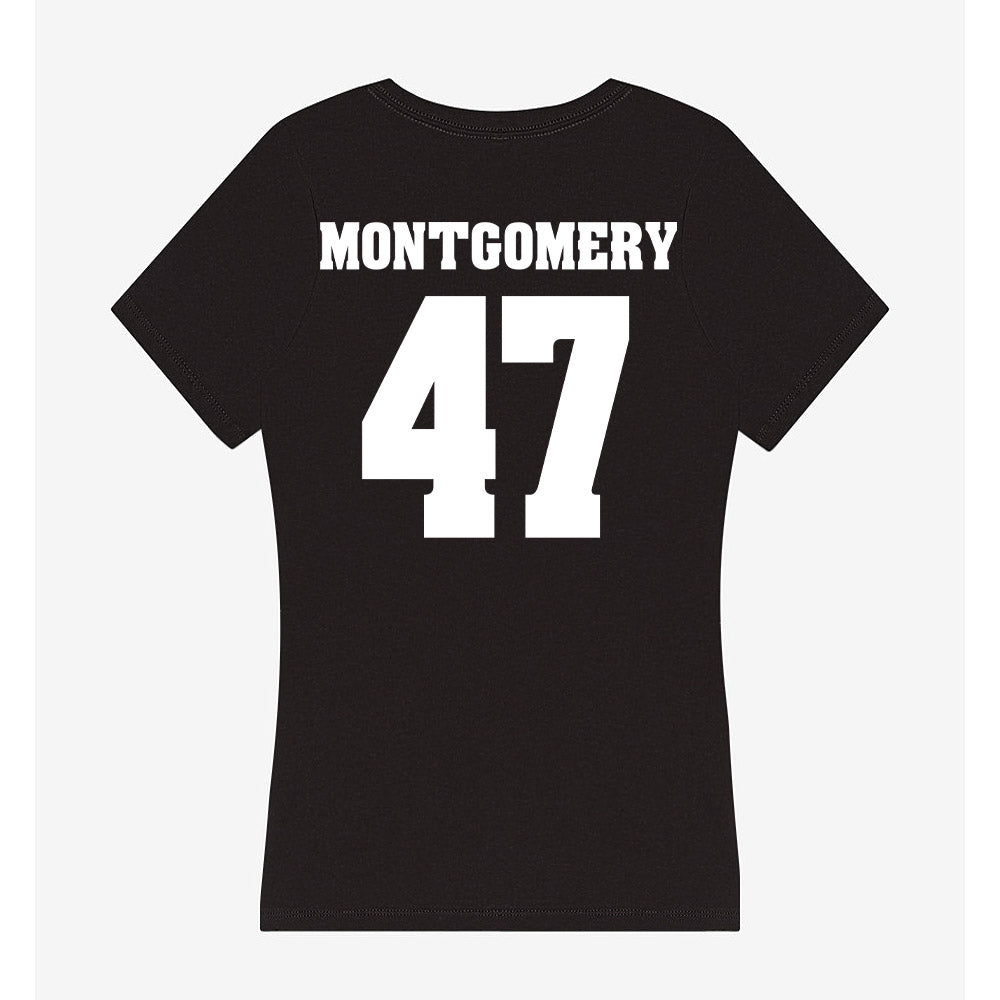 Wisconsin - NCAA Men's Ice Hockey : Blake Montgomery - Classic Shersey Women's V-Neck T-Shirt-1