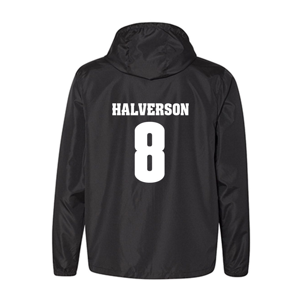 Wisconsin - NCAA Women's Ice Hockey : Hannah Halverson - Classic Shersey Windbreaker-1