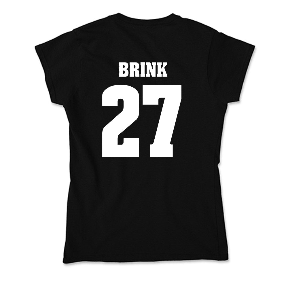 Wisconsin - NCAA Men's Ice Hockey : Finn Brink - Classic Shersey Soft Style Women’s T-Shirt-1