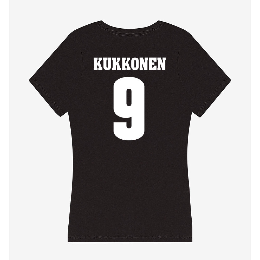 Wisconsin - NCAA Men's Ice Hockey : Kyle Kukkonen - Classic Shersey Women's V-Neck T-Shirt-1