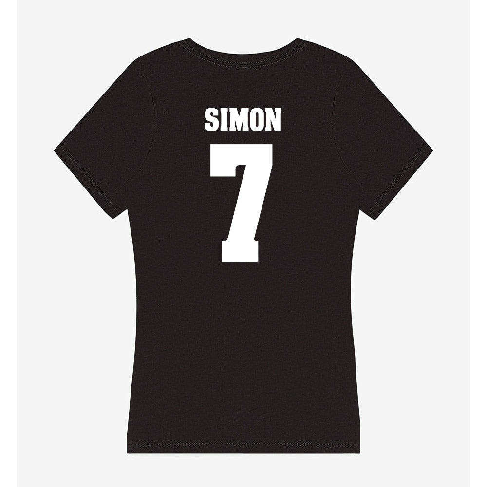 Wisconsin - NCAA Women's Volleyball : Kristen Simon - Classic Shersey Women's V-Neck T-Shirt-1