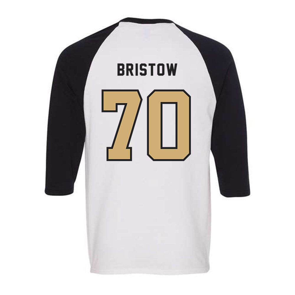 Vanderbilt - NCAA Baseball : Tristan Bristow - Raglan Quarter Sleeve T-Shirt-1