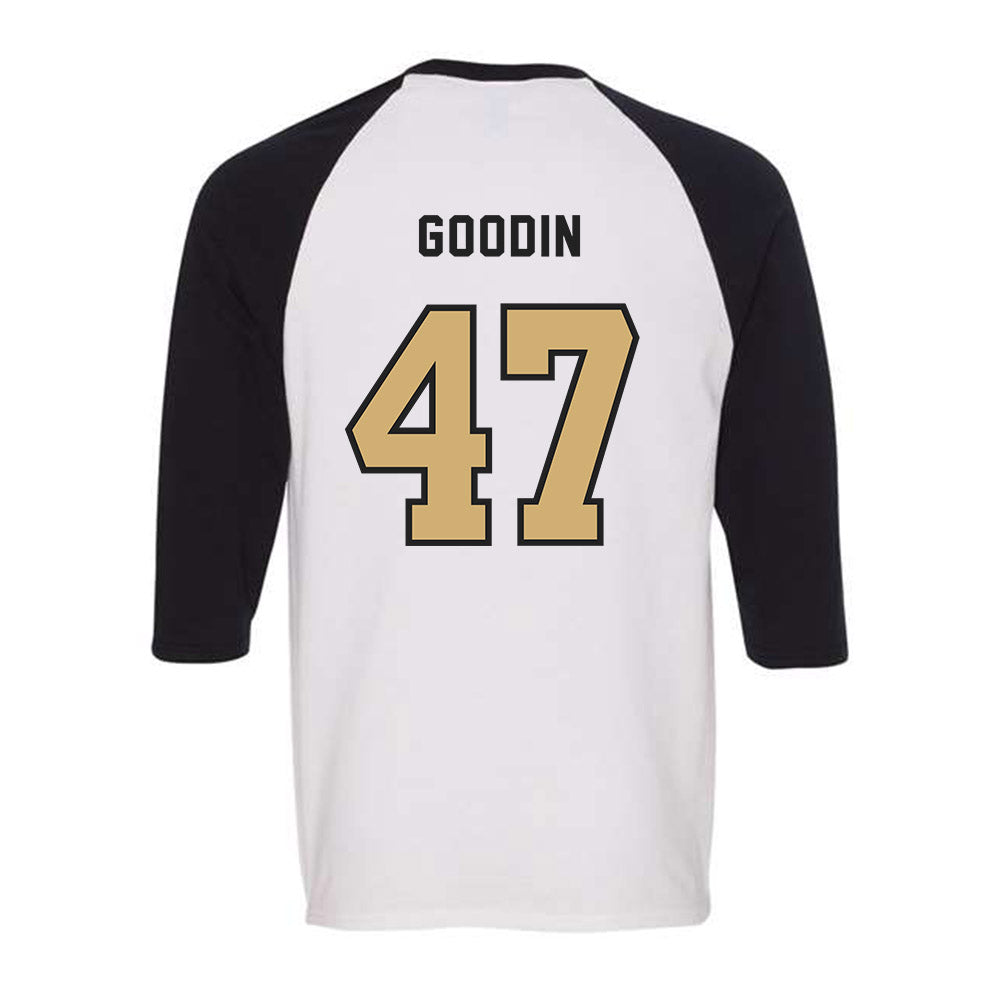 Vanderbilt - NCAA Baseball : Tommy Goodin - Raglan Quarter Sleeve T-Shirt-1