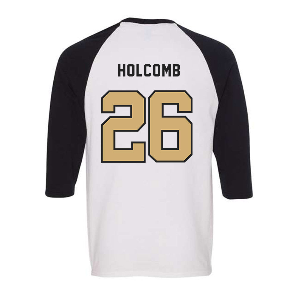 Vanderbilt - NCAA Baseball : Braden Holcomb - Raglan Quarter Sleeve T-Shirt-1
