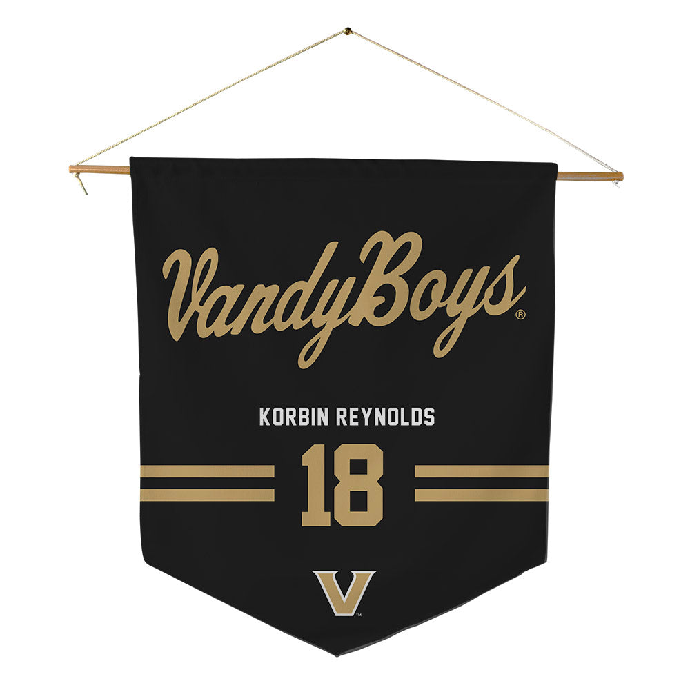 Vanderbilt - NCAA Baseball : Korbin Reynolds - Pennant - 18" x 21"-0