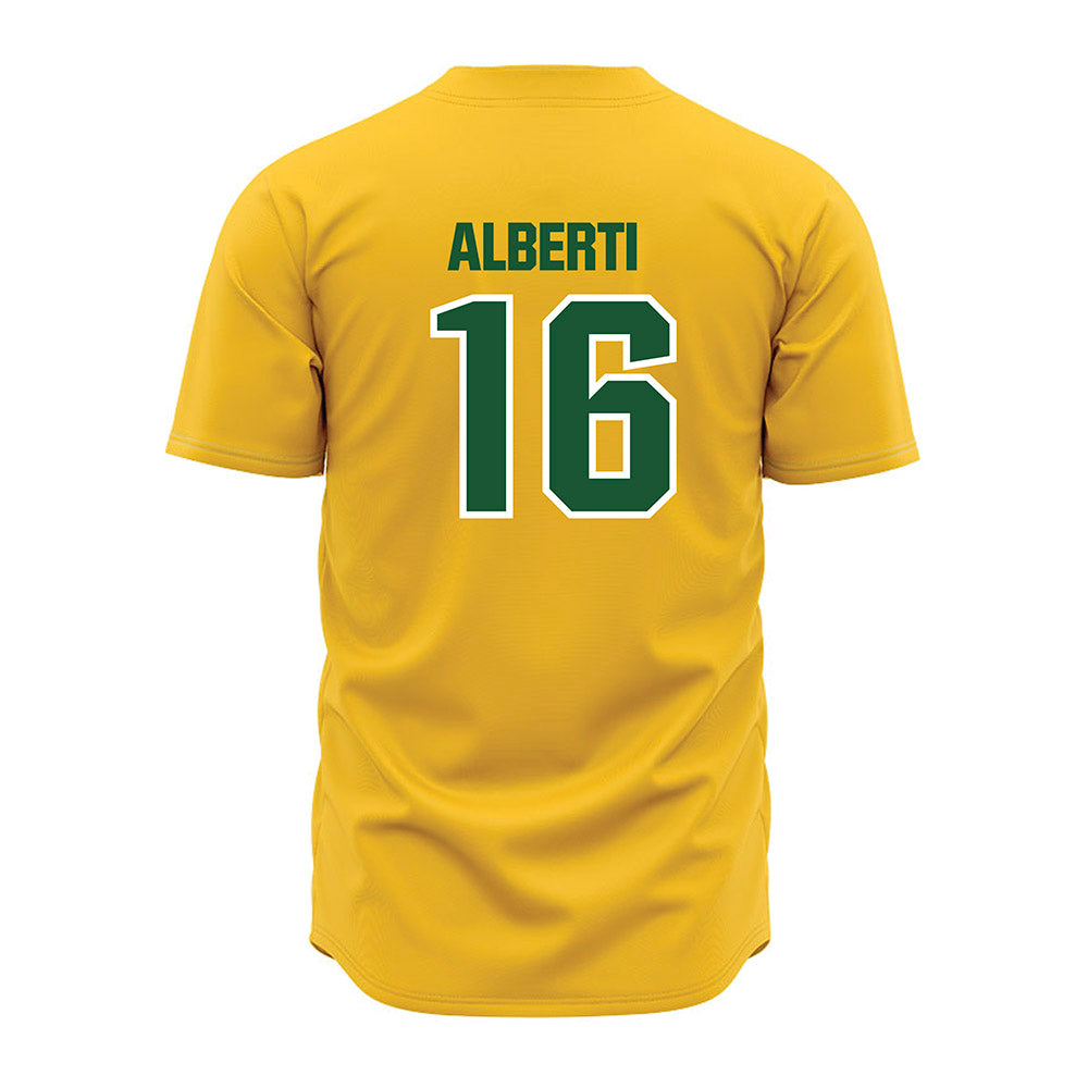 GMU - NCAA Baseball : Lucas Alberti - Yellow Jersey-1