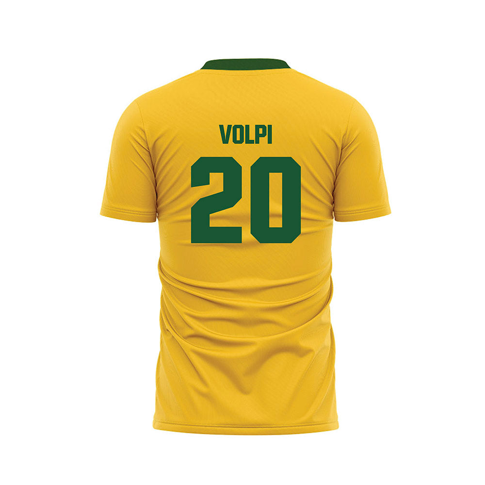 GMU - NCAA Women's Soccer : Brooke Volpi - Yellow Soccer Jersey-1