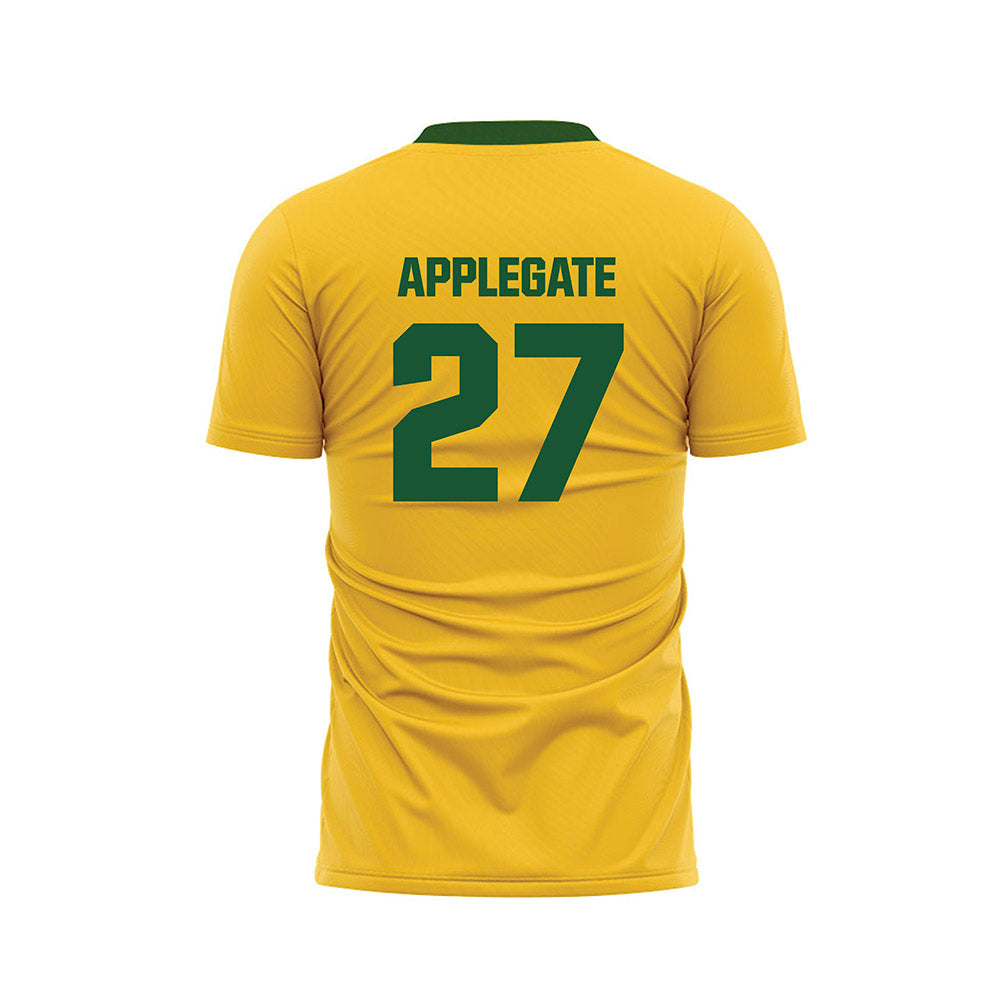 GMU - NCAA Women's Soccer : Keegynn Applegate - Yellow Soccer Jersey-1