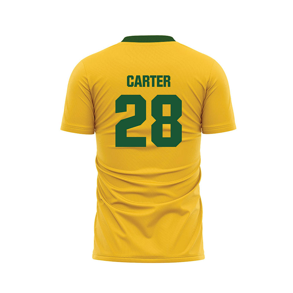 GMU - NCAA Women's Soccer : Kiara Carter - Yellow Soccer Jersey-1