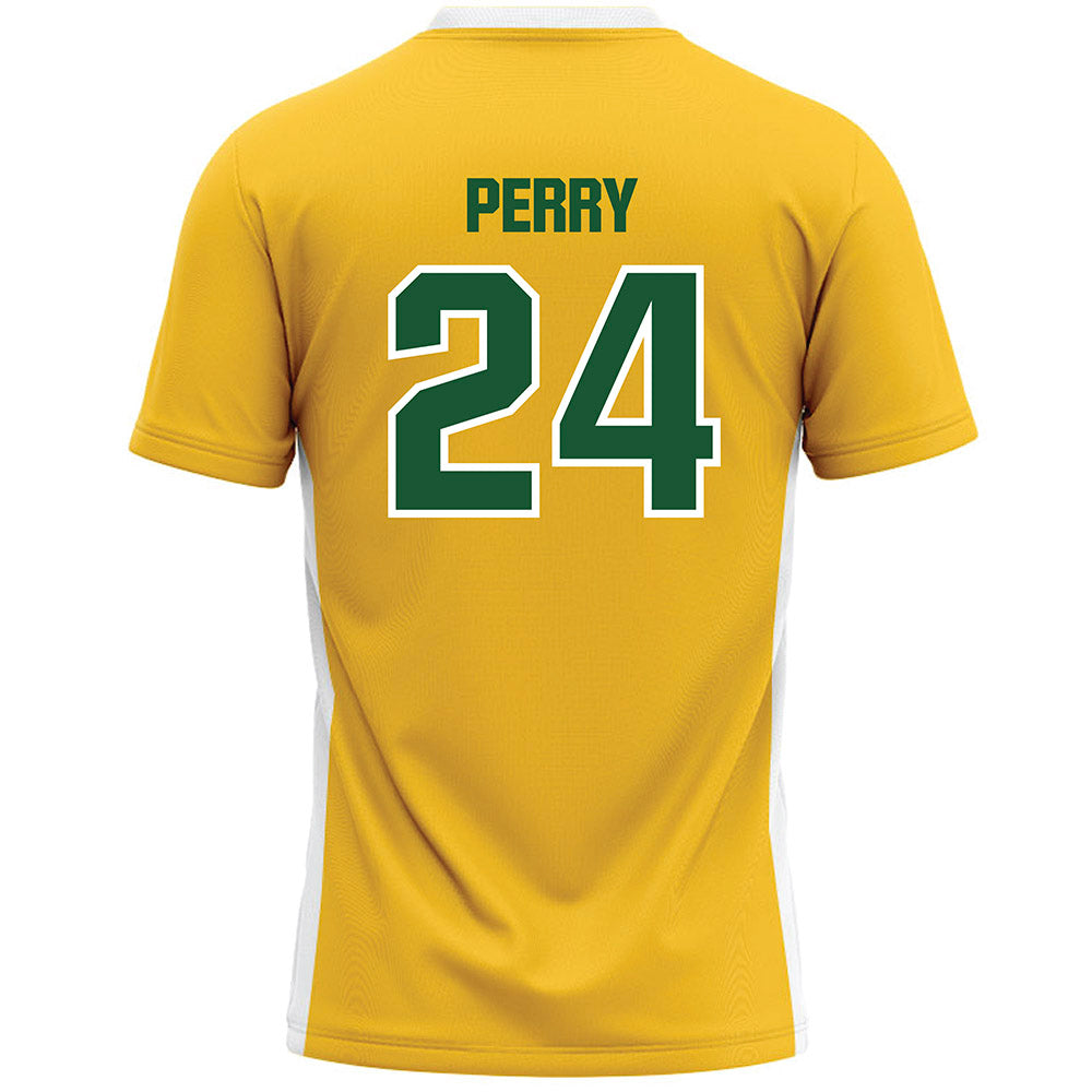 GMU - NCAA Women's Lacrosse : Olivia Perry - Yellow Lacrosse Jersey -1