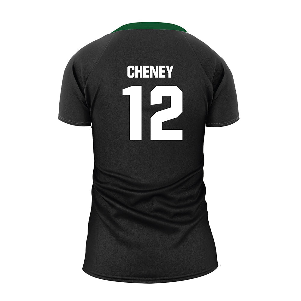GMU - NCAA Women's Volleyball : Ava Cheney - Black Volleyball Jersey-1