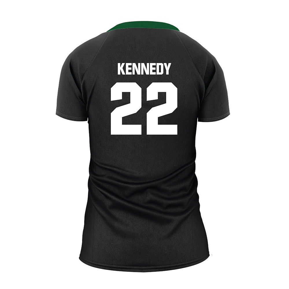 GMU - NCAA Women's Volleyball : Olyvia Kennedy - Black Volleyball Jersey-1