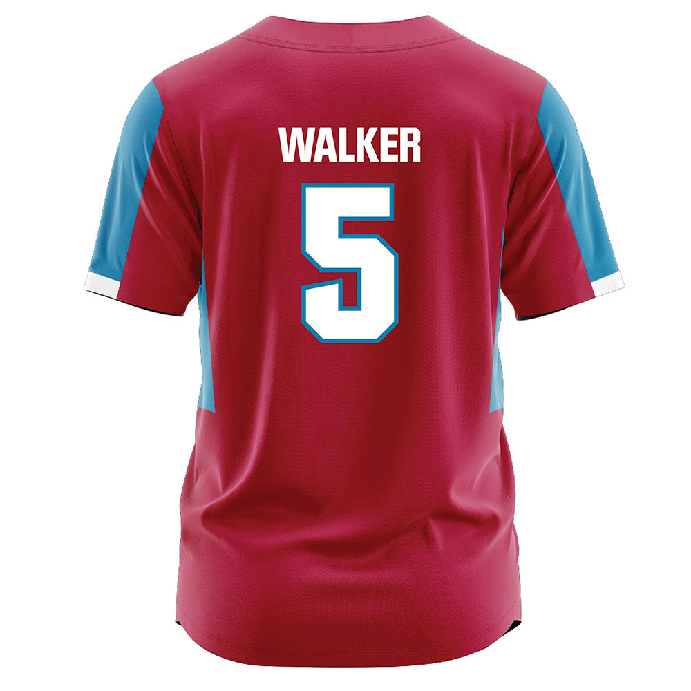 LMU - NCAA Softball : Taelor Walker - Red Jersey-1