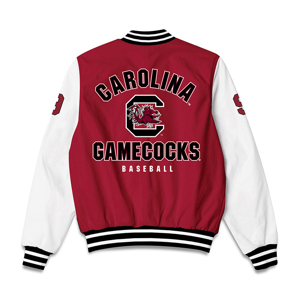 South Carolina - NCAA Baseball : Will Craddock - Bomber Jacket-1