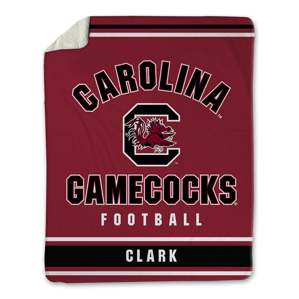 South Carolina - NCAA Football : Malik Clark - Blanket-0