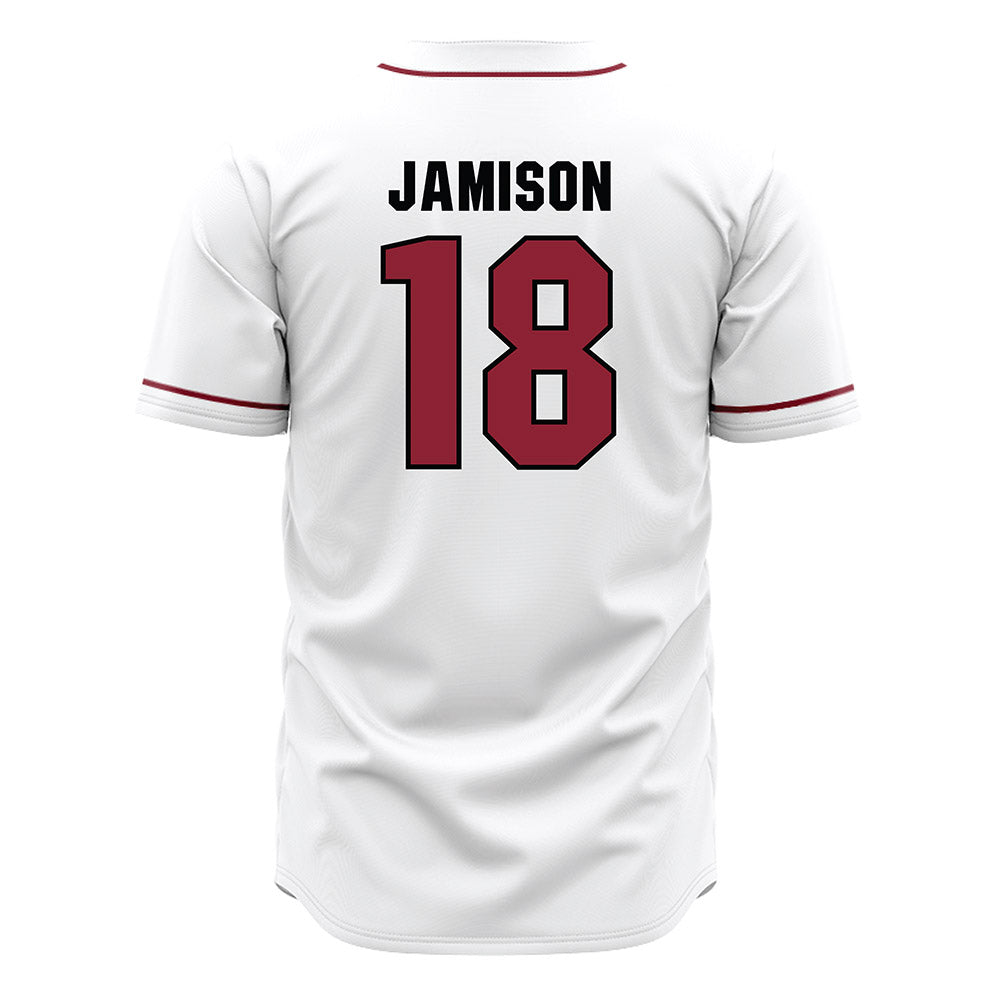South Carolina - NCAA Baseball : Aaron Jamison - White Jersey-1